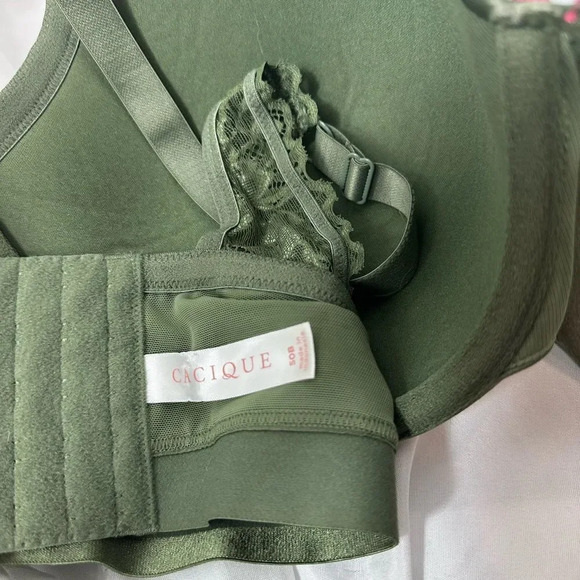 Cacique Olive Green Bra - Picture 10 of 11